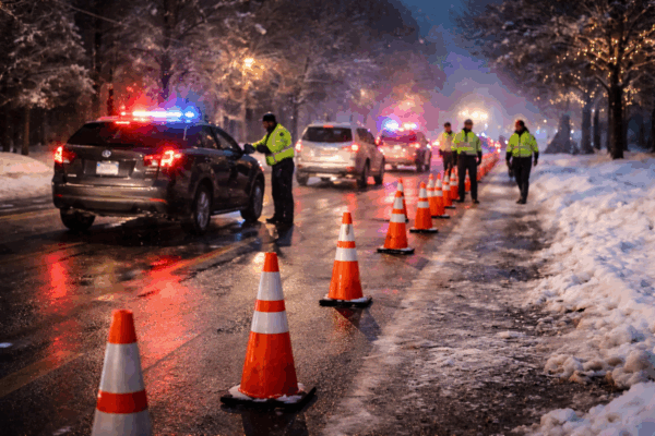 Puntos de Control de DUI en Georgia durante el Invierno: Lo que los Conductores Deben Saber