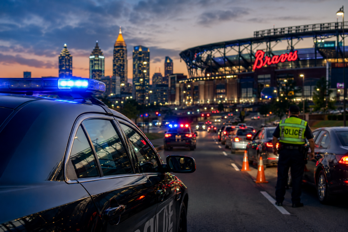 Lo que los conductores de Atlanta deben saber sobre los patrullajes de DUI alrededor de los juegos de los Braves y eventos de verano