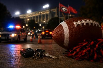 Arrestos por DUI Durante la Temporada de Fútbol Universitario en Georgia